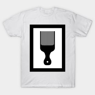 Framed Afro Pick T-Shirt